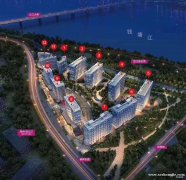 之江新城中心江景LOFT公寓85万起，大平层200万起。